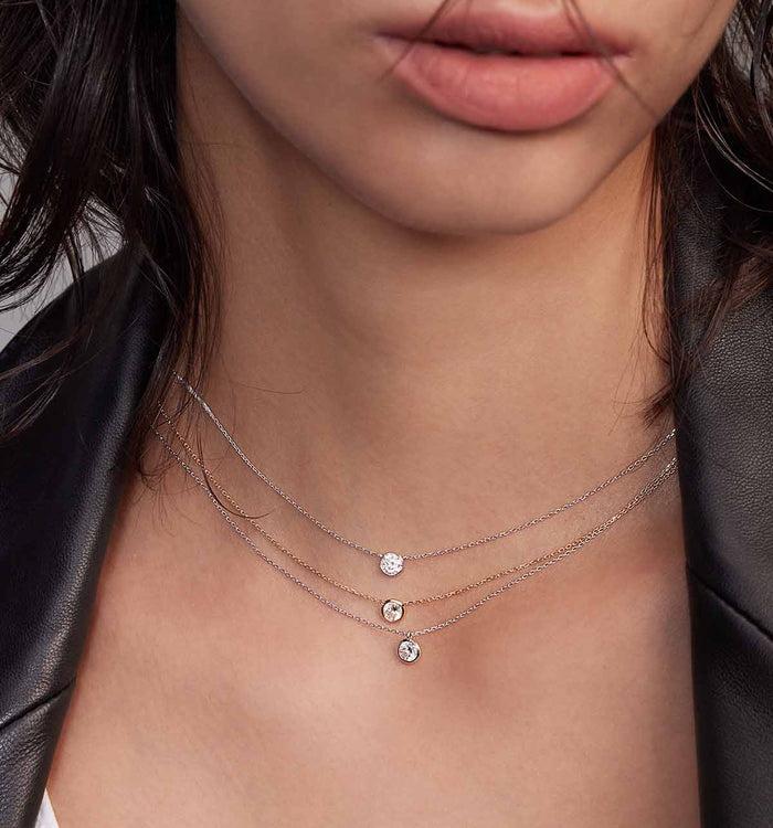 Apm Monaco Collier Diamant Rond (0.24ct)