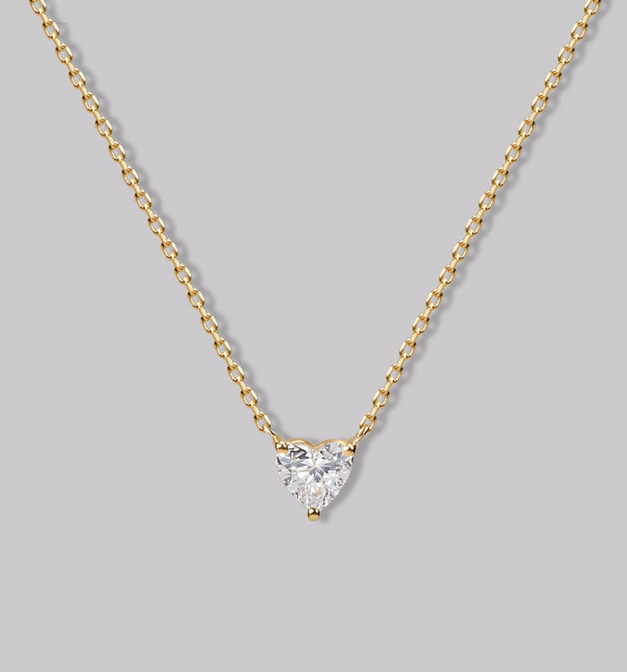 apm monaco Collier Diamant Solitaire Cœur (0.34ct)