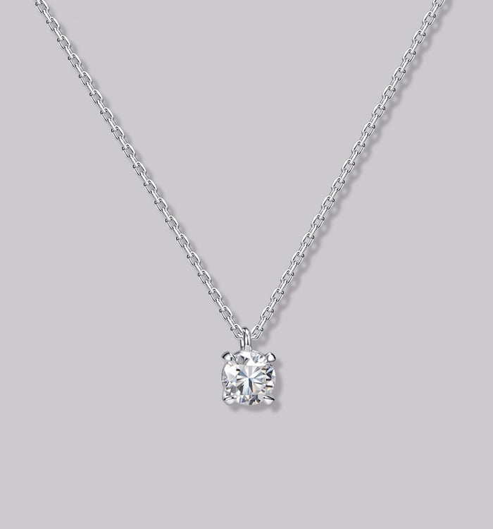 apm monaco Collier Diamant Solitaire Rond (0.25ct)