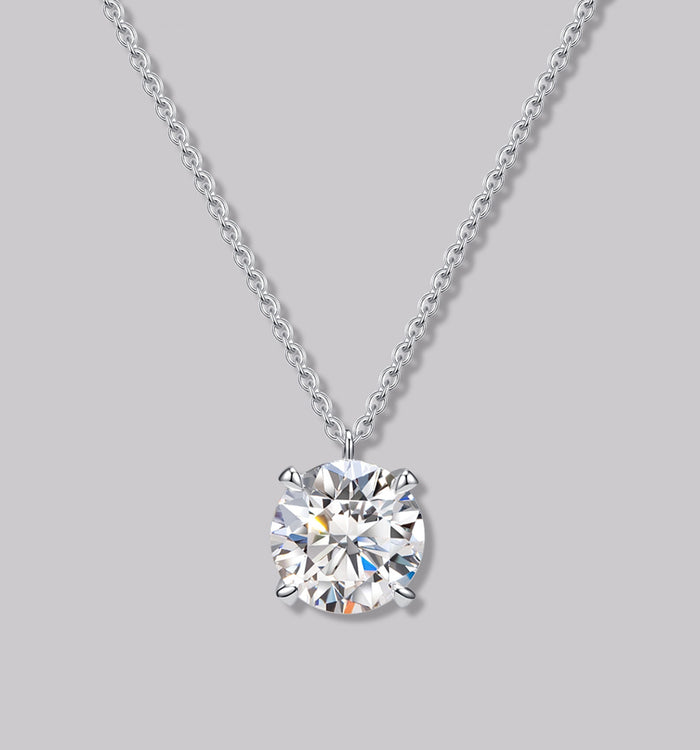 apm monaco Collier Diamant Solitaire Rond (2ct)