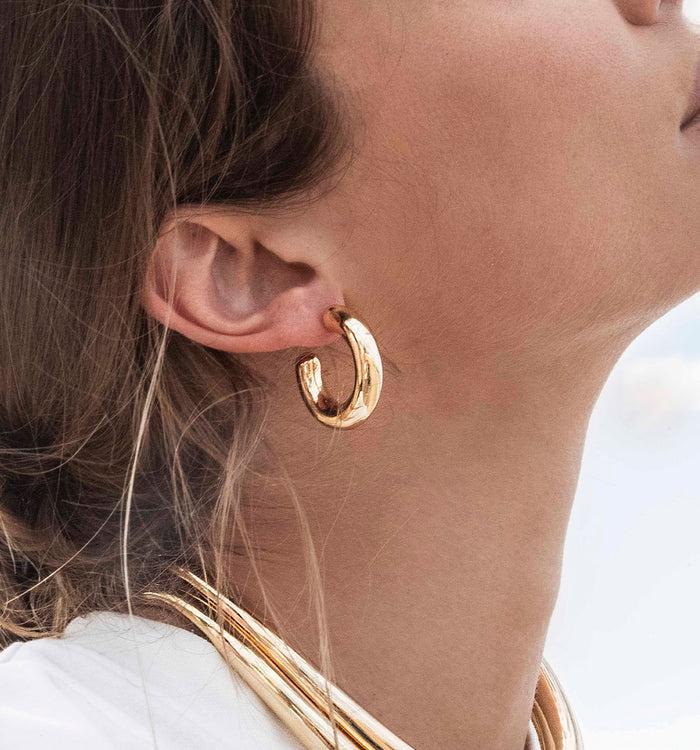 Apm Monaco Créoles Bold Argent Pur 999