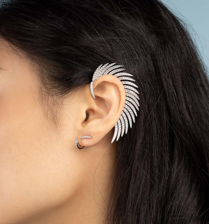 Apm Monaco Ear Cuff Et Clous D'Oreilles Palmier