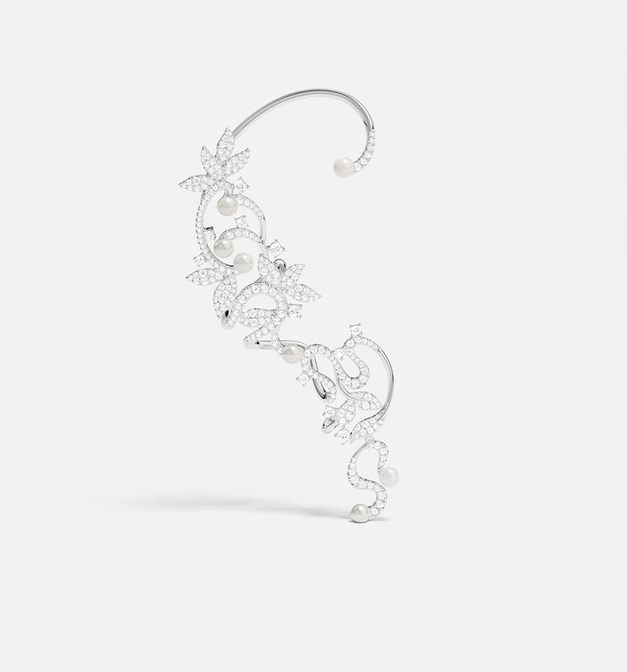 apm monaco Ear Cuff Fleurs avec Perles