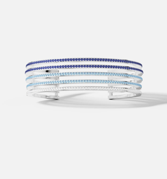 apm monaco Jonc Pavé Linéaire Aqua