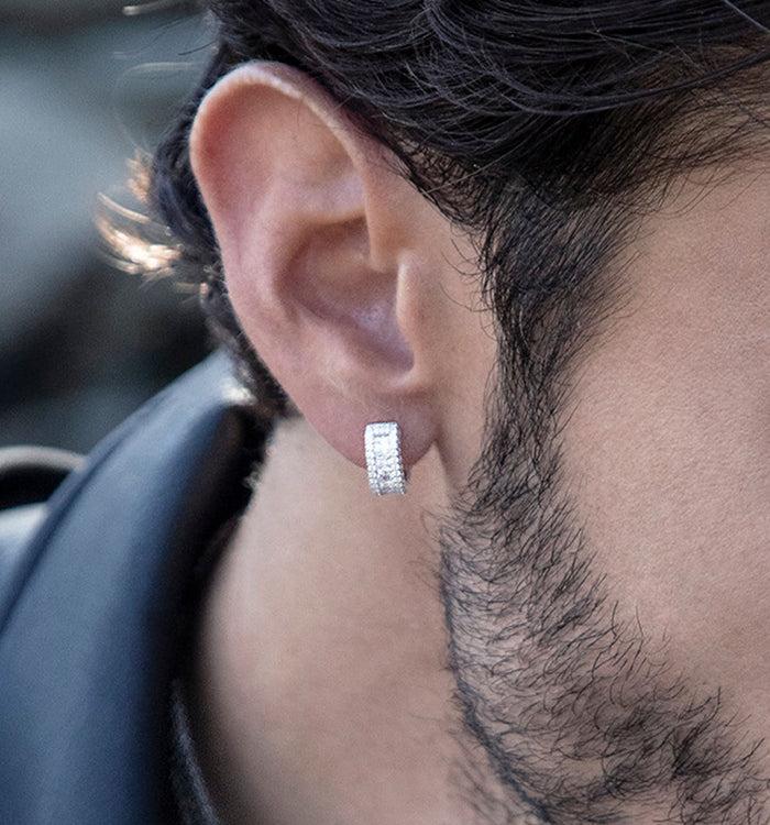 Apm Monaco Mini Créoles Pavé