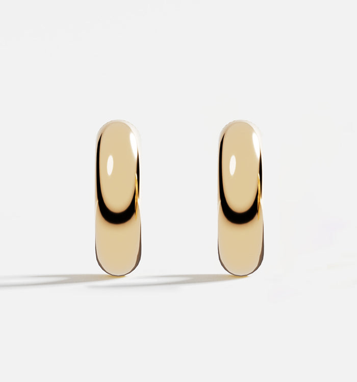 Apm Monaco Petites Créoles Bold Argent Pur 999