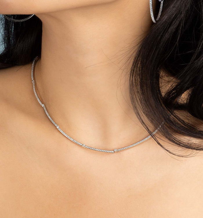 Apm Monaco Ras-De-Cou Pavé Linéaire