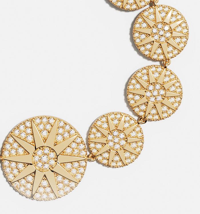 Apm Monaco Bracelet Ajustable Soleil Plaqué Or 18 Carats