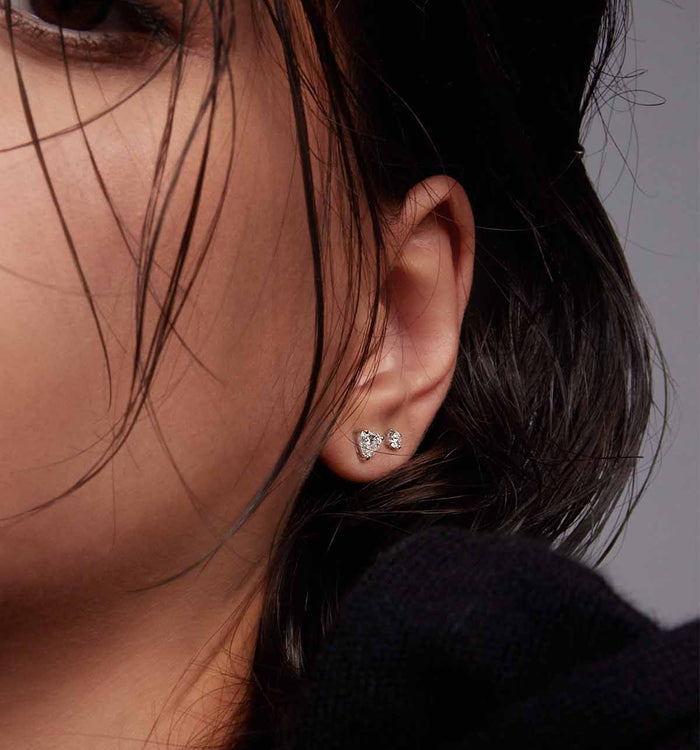 Apm Monaco Clous D'Oreilles Diamant Cœur (0.68ct) APM Monaco