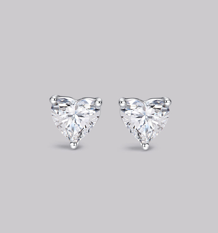 apm monaco Clous d'Oreilles Diamant Cœur (0.68ct) APM Monaco