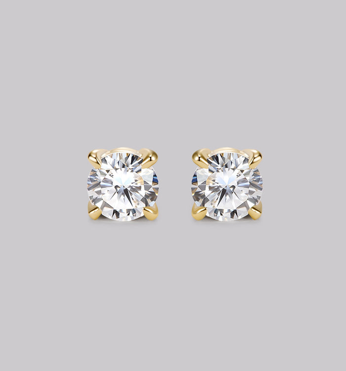 apm monaco Clous d'Oreilles Diamant Rond (0.20ct)| APM Monaco