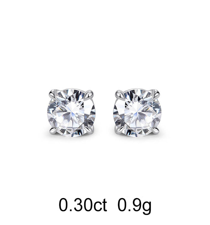 Apm Monaco Clous D'Oreilles Diamant Rond (0.30ct)| APM Monaco