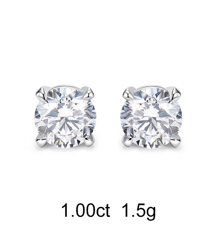 Apm Monaco Clous D'Oreilles Diamant Rond (1ct)| APM Monaco