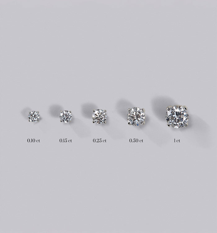 Apm Monaco Clous D'Oreilles Diamant Rond (2ct)| APM Monaco