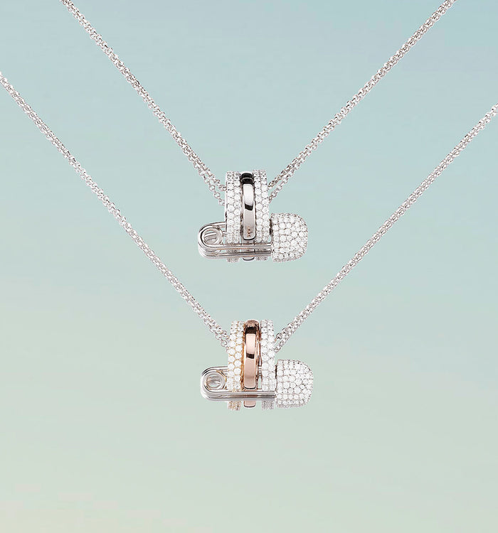 Apm Monaco Collier Ajustable Épingle à Nourrice Multicolore