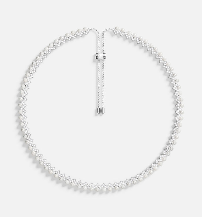 apm monaco Collier Ajustable Up and Down avec Perles