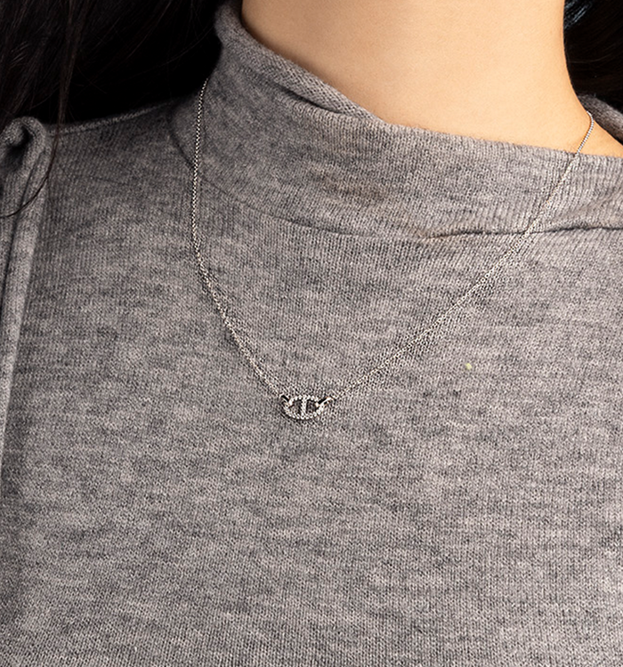 Apm Monaco Collier Maille Marine Plaqué Or 18 Carats