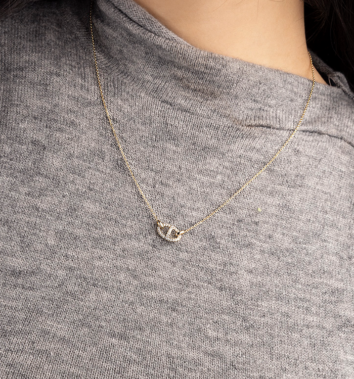 Apm Monaco Collier Maille Marine Plaqué Or 18 Carats