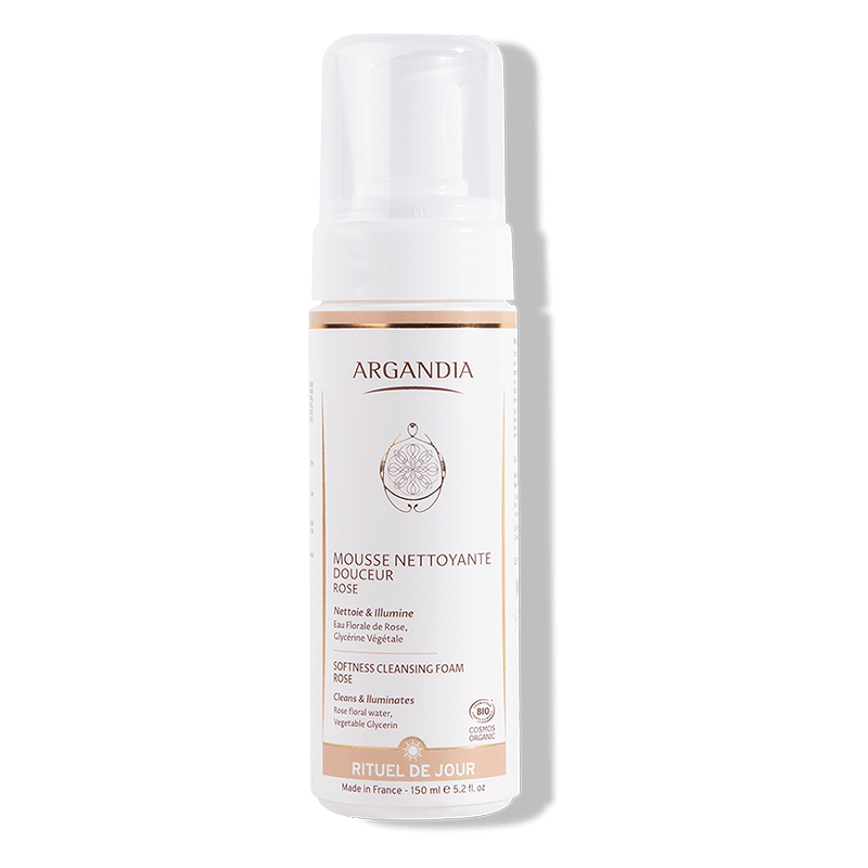 argandia Mousse Nettoyante Douceur Rose 150 ml
