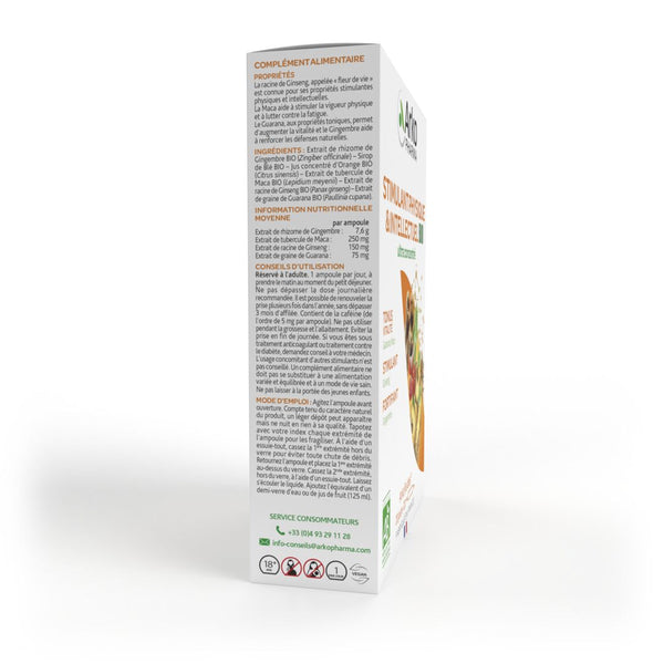 Arkopharma Arkofluides® BIO Stimulant Physique Et Intellectuel