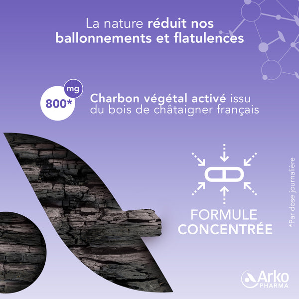 Arkopharma Arkogélules® BIO Charbon Végétal Activé