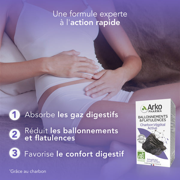 Arkopharma Arkogélules® BIO Charbon Végétal Activé