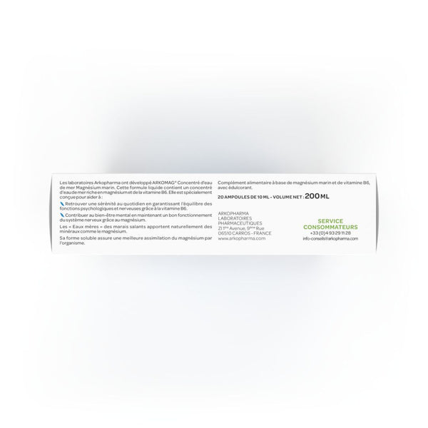 Arkopharma ARKOMAG® Concentré D'eau De Mer - Magnésium Marin