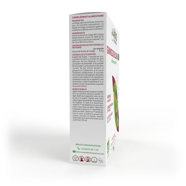 Arkopharma Arkofluides® BIO Ginkgo Biloba