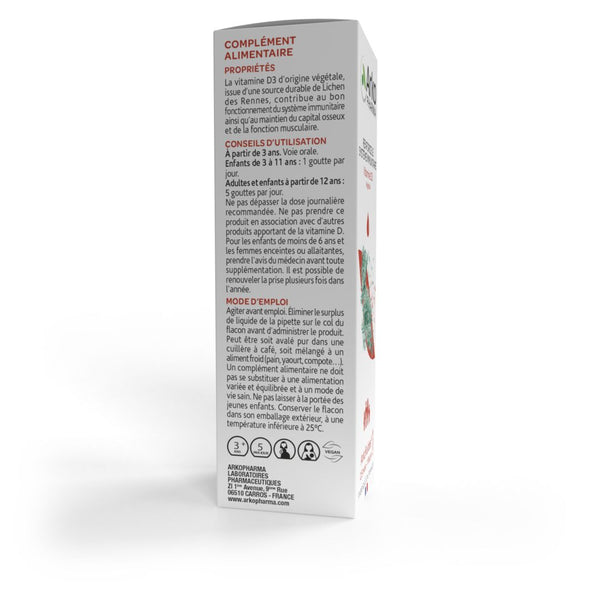 Arkopharma Arkofluides® Vitamine D3 Végétale