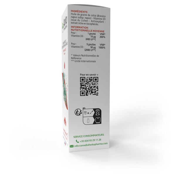 Arkopharma Arkofluides® Vitamine D3 Végétale