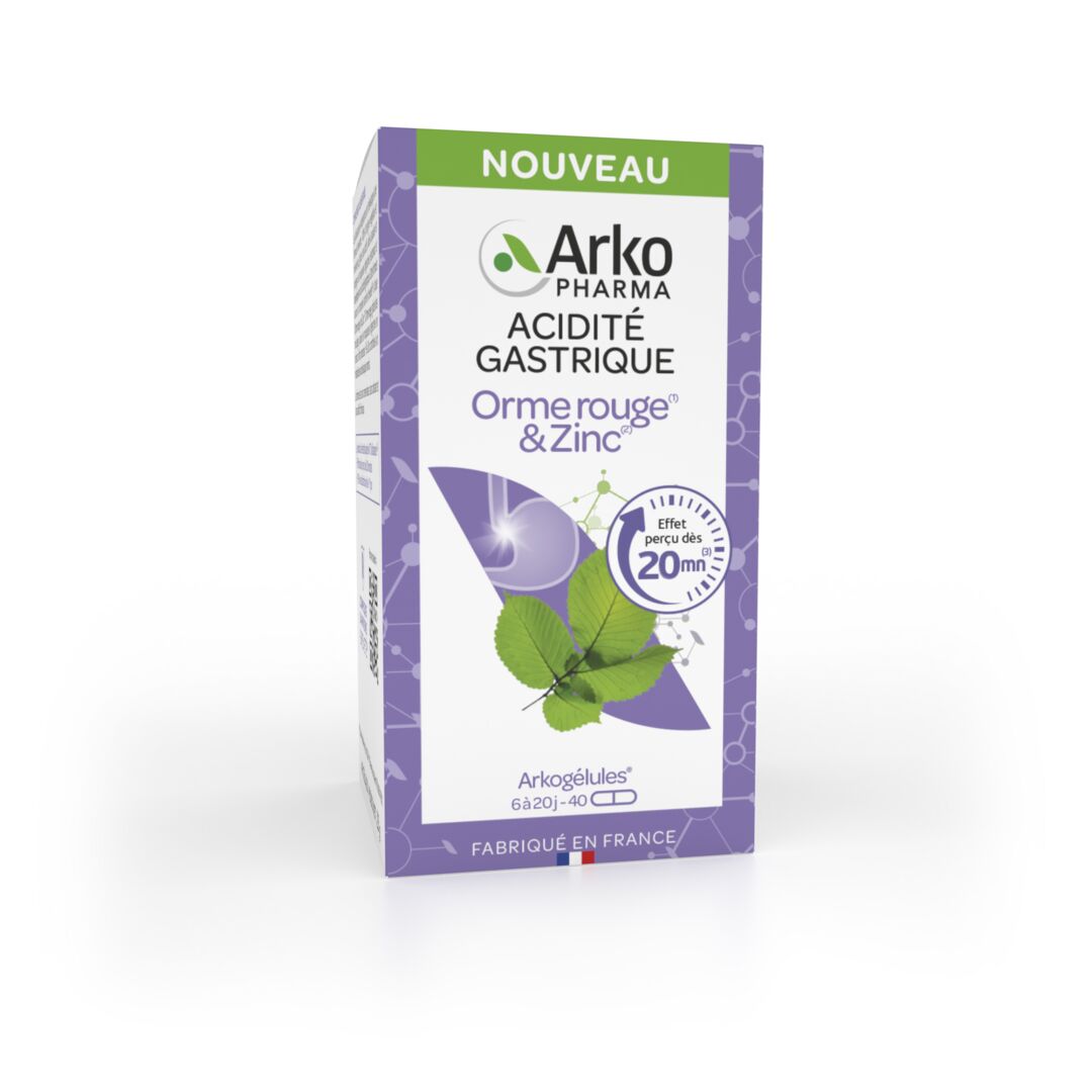arkopharma Arkogélules® Orme rouge et Zinc