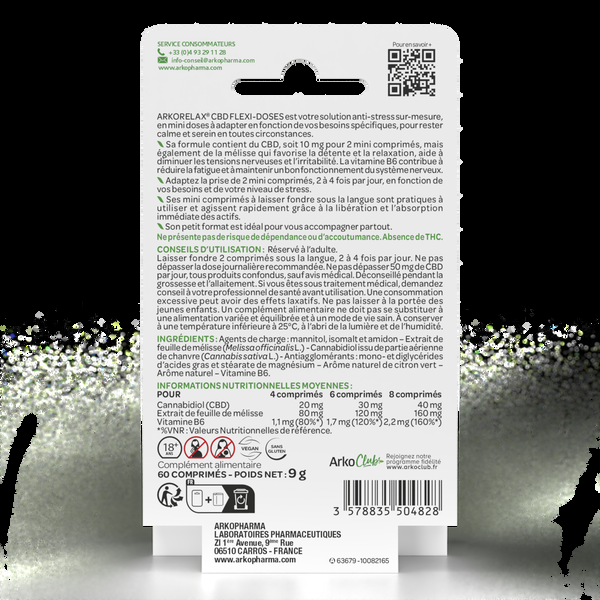 Arkopharma Arkorelax® CBD Flexi-Doses