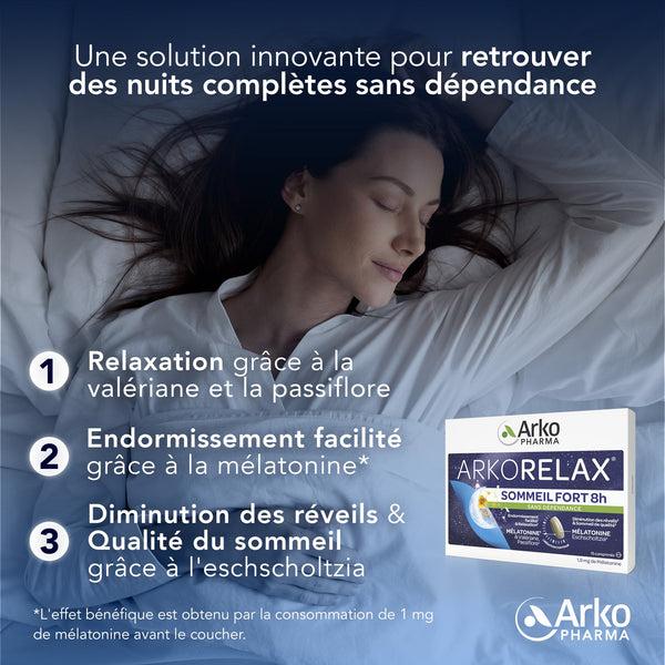 Arkopharma Arkorelax® Sommeil Fort 8H - Format XL