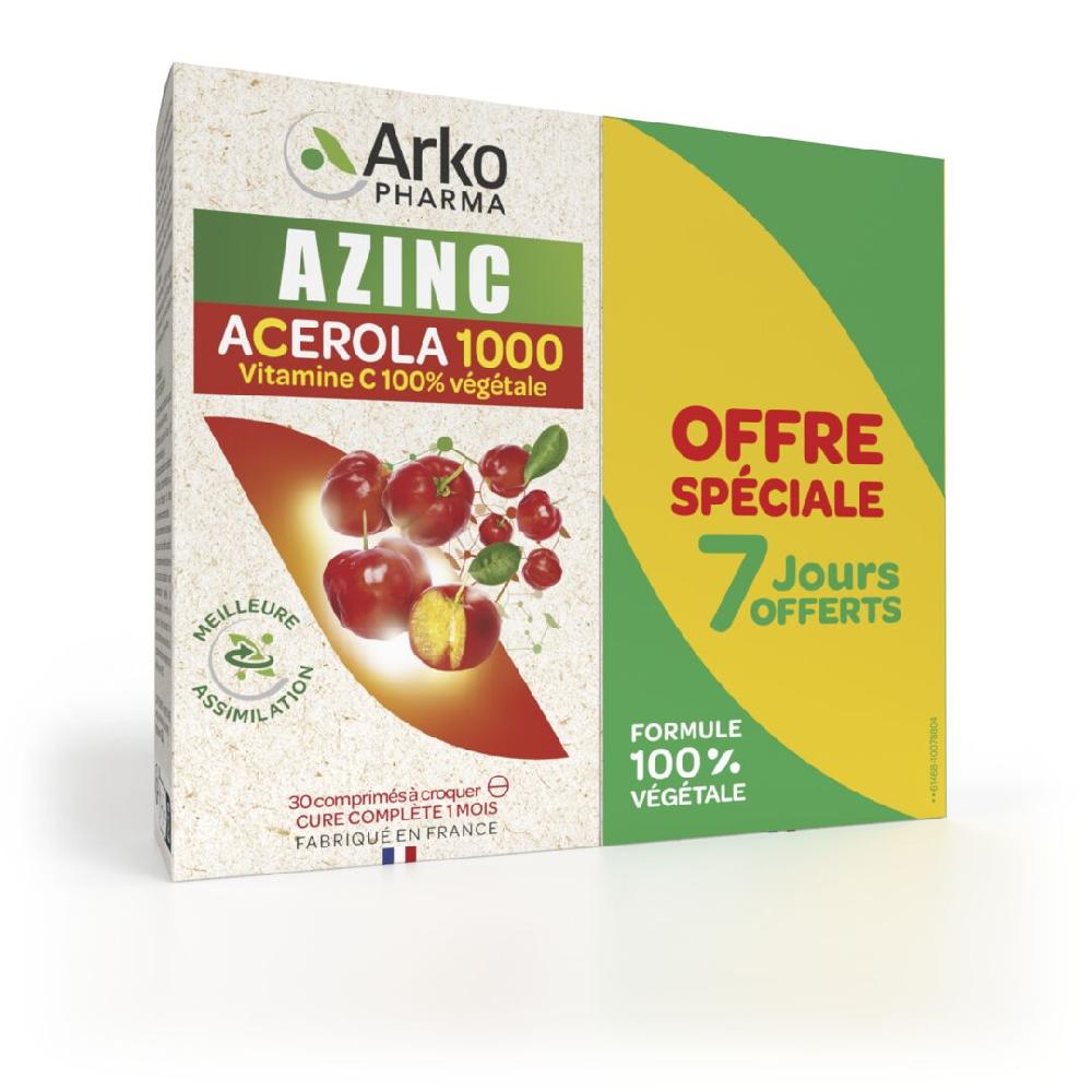 arkopharma Azinc® Acérola 1000 - Lot de 2