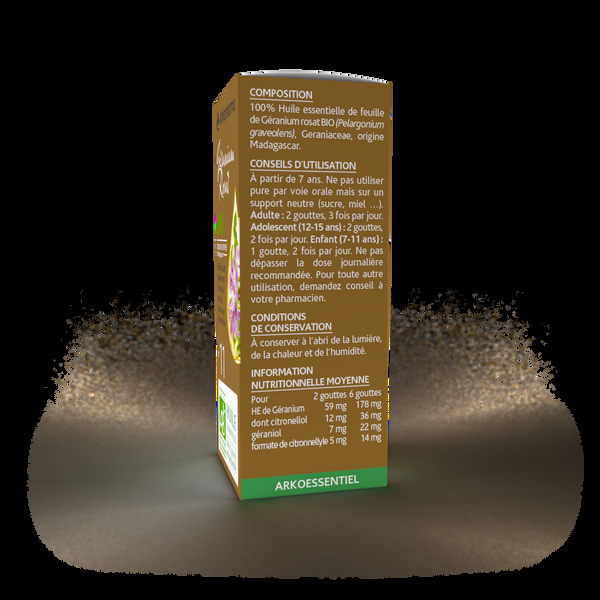 Arkopharma Huile Essentielle De Géranium Rosat BIO