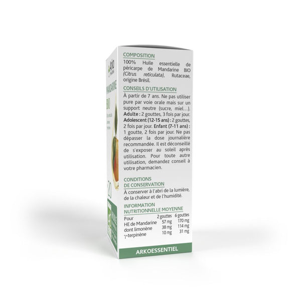 Arkopharma Huile Essentielle De Mandarine BIO