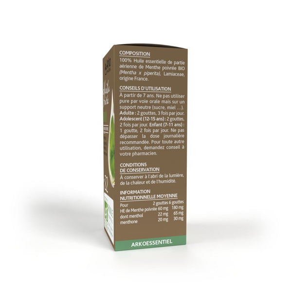 Arkopharma Huile Essentielle De Menthe Poivrée BIO