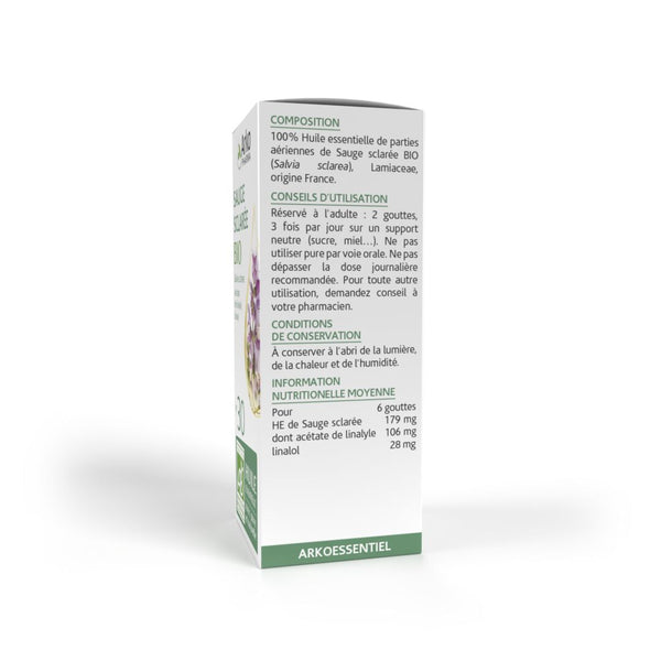 Arkopharma Huile Essentielle De Sauge Sclarée BIO