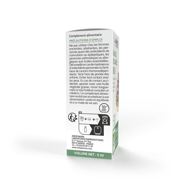 Arkopharma Huile Essentielle De Sauge Sclarée BIO