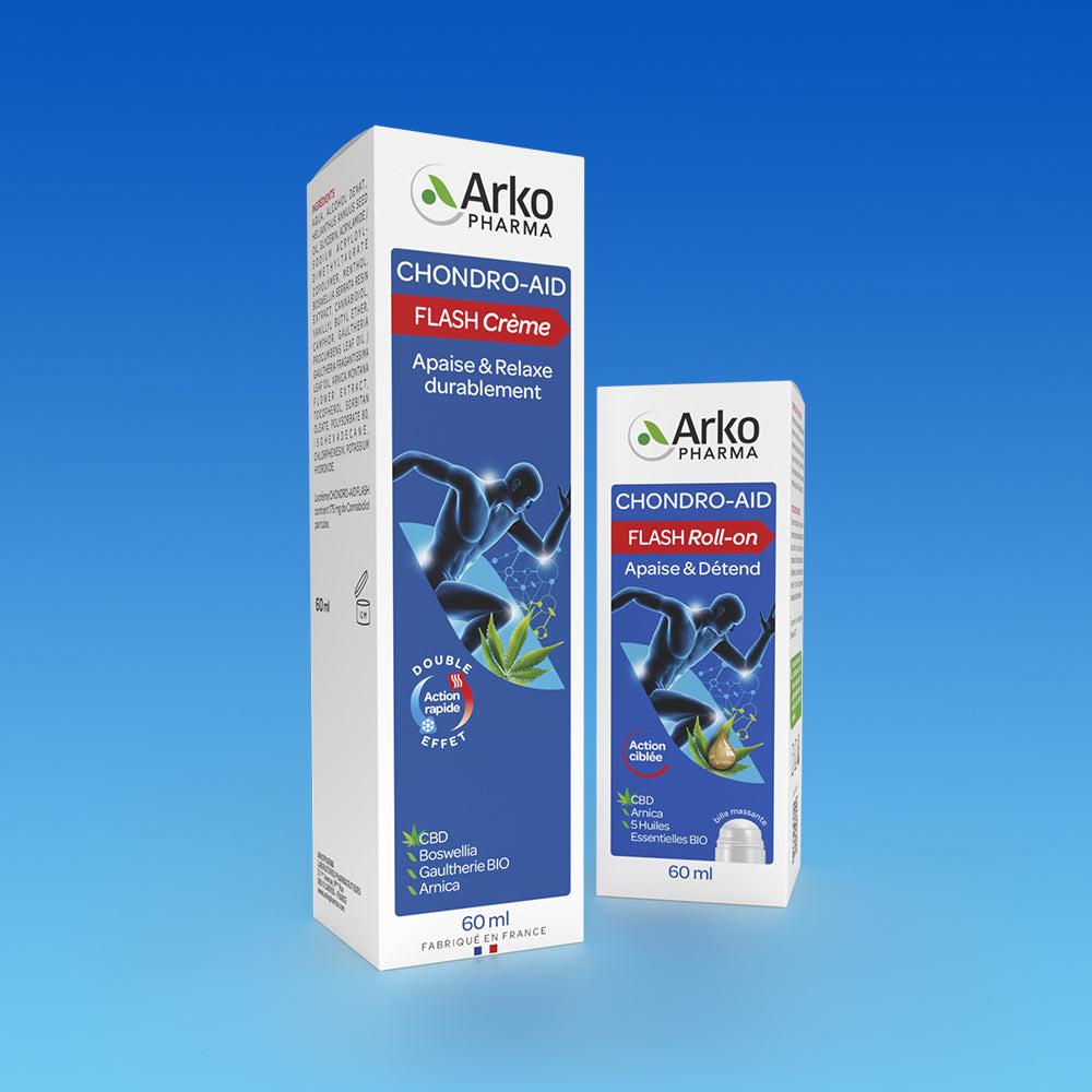 arkopharma Lot Chondro-Aid® Flash Roll-on + Crème