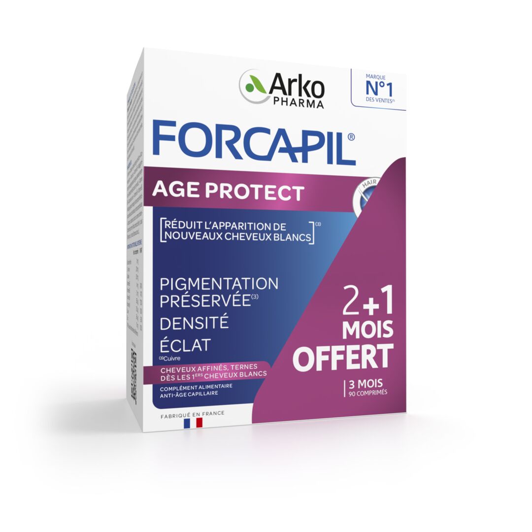 arkopharma Forcapil® Age Protect comprimé - 1 mois offert