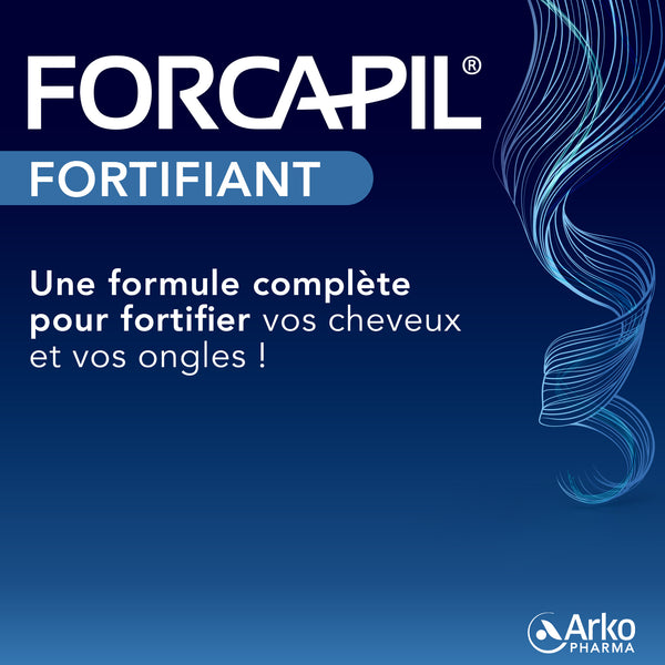 Arkopharma Forcapil® Fortifiant Cheveux Et Ongles - Lot 3 Mois + 1 Mois Offert