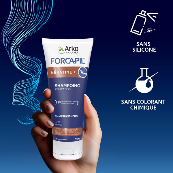Arkopharma Forcapil® Shampoing Fortifiant Kératine +