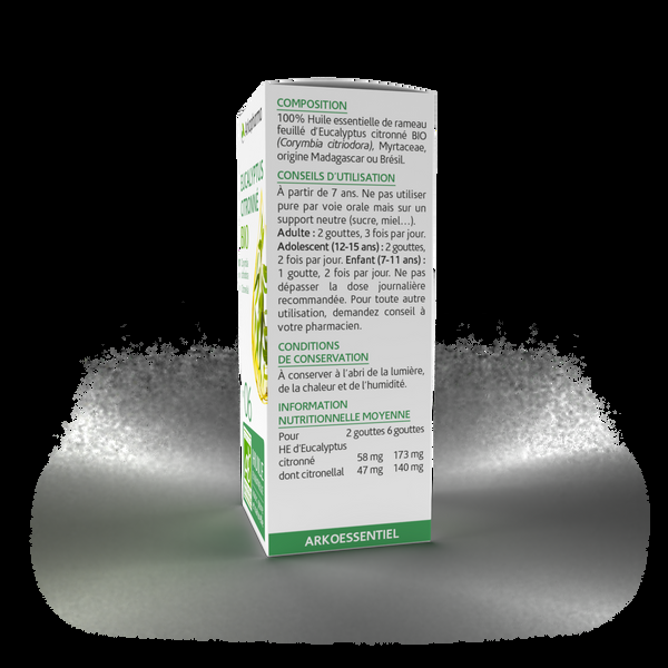 Arkopharma Huile Essentielle D'Eucalyptus Citronné BIO