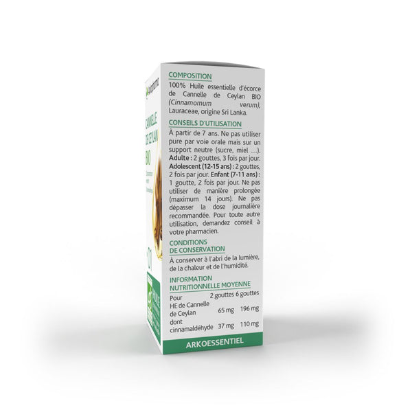 Arkopharma Huile Essentielle De Cannelle De Ceylan BIO