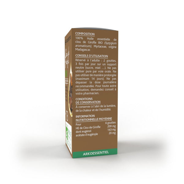 Arkopharma Huile Essentielle De Clou De Girofle BIO