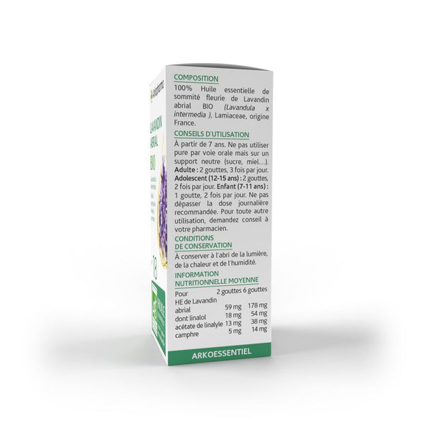 Arkopharma Huile Essentielle De Lavandin Abrial BIO