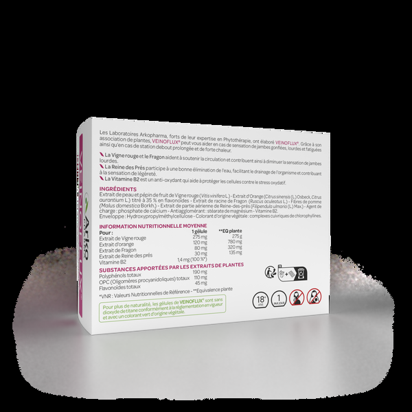 Arkopharma Veinoflux® - Offre Spéciale 15 Jours Offerts