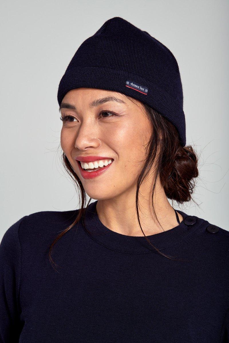 Armor Lux Bonnet Uni "Lannion" - Laine