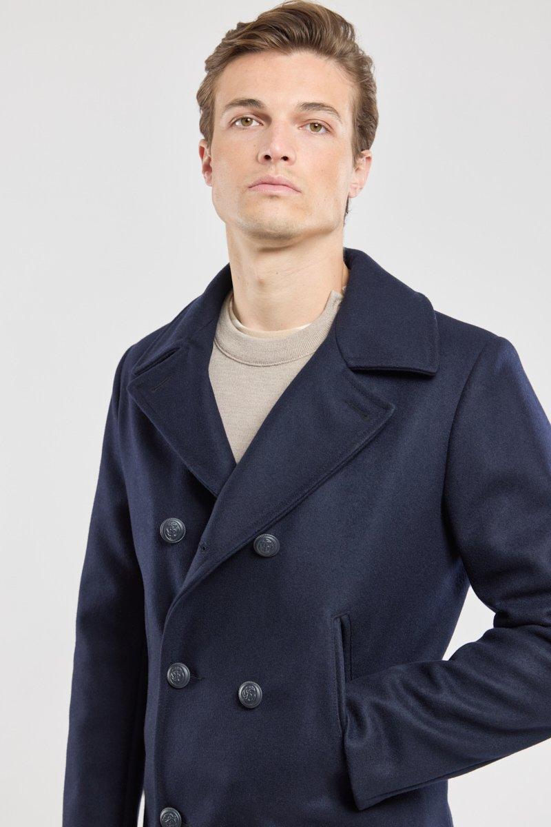 Armor Lux Caban Marin "Cap Sizun" - Drap De Laine